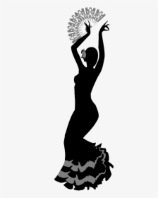 Flamenco Dance Silhouette - Male Dancer Flamenco Comic, HD Png Download, Transparent PNG