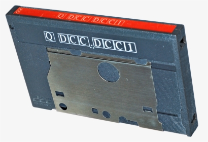 Digital Compact Cassette Rear No Shadow - Digital Compact Cassette, HD Png Download, Transparent PNG