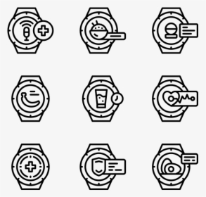 Smart Watch Health Device - Biometrics Icon, HD Png Download, Transparent PNG