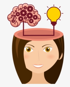 Brain Cerebrum Icon - Brain Thinking Clipart, HD Png Download, Transparent PNG