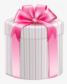 Birthday Gift Box Pink Gold , Transparent Cartoons - Gift Box Png, Png Download, Transparent PNG