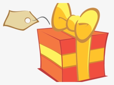 Birthday Present Clipart Birthda - Christmas Gift Cartoon, HD Png Download, Transparent PNG
