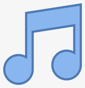 Windows 10 Music Icon - Music Icon Blue, HD Png Download, Transparent PNG
