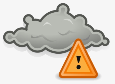 Gnome Weather Severe Alert - Storm Svg, HD Png Download, Transparent PNG