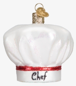 Chef S Hat Old World Glass Ornament - Chef Hat Christmas Ornament, HD Png Download, Transparent PNG