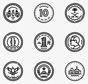 Asia Coins - Mountain Icon Vector, HD Png Download, Transparent PNG