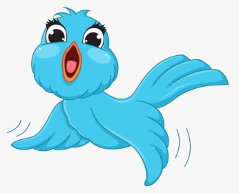 Transparent Blue Bird Png Cartoon Picture - Bird Clipart Transparent Background, Png Download, Transparent PNG