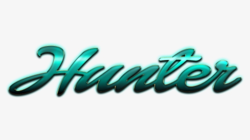 Hunter Name Logo Png - Graphic Design, Transparent Png, Transparent PNG