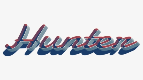 Hunter 3d Letter Png Name - Graphic Design, Transparent Png, Transparent PNG