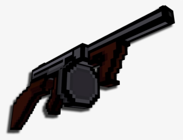 Tommy Gun Png - Pixel Gun 3d Png, Transparent Png, Transparent PNG