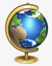Globe Clip Art School - Transparent Background Png Download Globe Png, Png Download, Transparent PNG