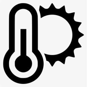 Forecast Thermometer Sun Heat - Naga College Foundation Cba Logo, HD Png Download, Transparent PNG