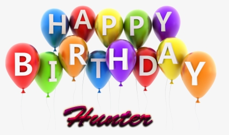 Hunter Happy Birthday Balloons Name Png - Happy Birthday Avleen Cake, Transparent Png, Transparent PNG