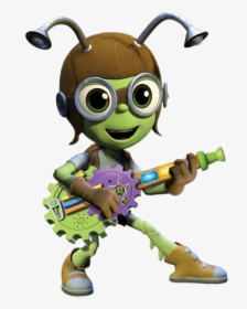 Beat Buts Crick On His Guitar - Crick From Beat Bugs, HD Png Download, Transparent PNG