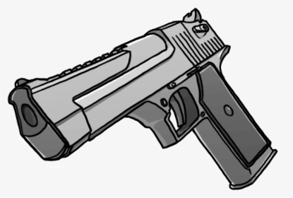 Clip Art Collection Of Free Drawing - Pistol Drawing Png, Transparent Png, Transparent PNG