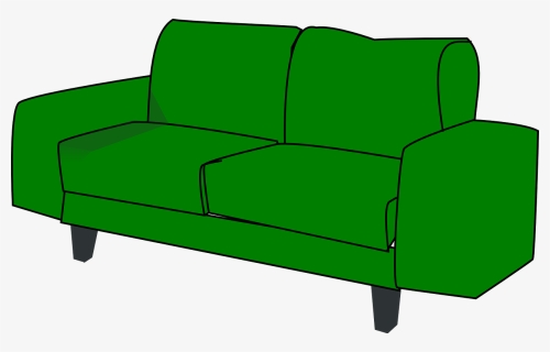 Couch, Sofa, Furniture, Livingroom, Living Room - Sofa Clipart, HD Png Download, Transparent PNG