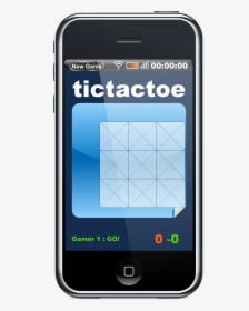 Javascript Phone Tictactoe Game Clip Arts - Iphone Clip Art, HD Png Download, Transparent PNG
