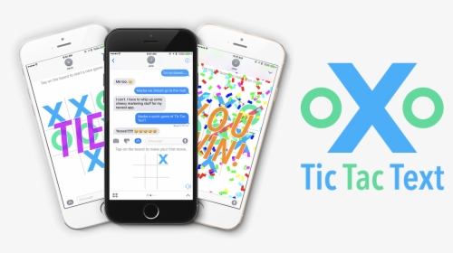 Tic Tac Text Header - Iphone, HD Png Download, Transparent PNG