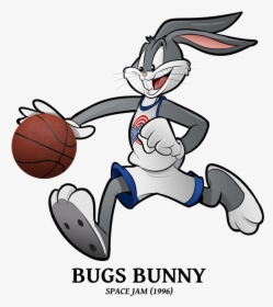 Space Jam Draft Special Bugs Bunny Basketball Free - Basketball Bugs Bunny Space Jam, HD Png Download, Transparent PNG