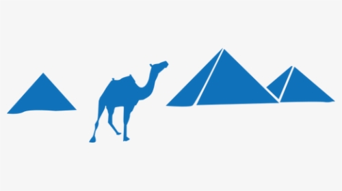 Vector Illustration Of Pyramids - Pyramids Of Giza Logo, HD Png Download, Transparent PNG
