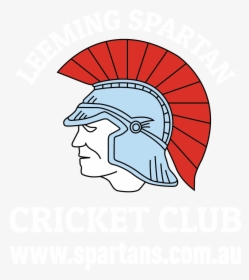 Spartan Logo - White - Leeming Spartan Cricket Club, HD Png Download, Transparent PNG