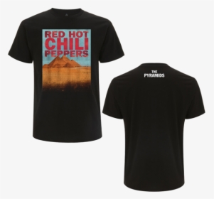 Men S The Pyramids Of Giza Black T-shirt - Red Hot Chili Peppers Pyramids Tshirt, HD Png Download, Transparent PNG