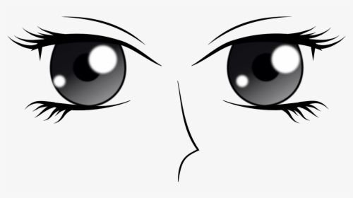 Eyes Manga Anime Free Picture - Anime Eyes Left And Right, HD Png Download, Transparent PNG