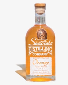 Bottle Of Seacrets Orange Flavored Vodka - Seacrets Distilling Company Gold Gold Rum, HD Png Download, Transparent PNG
