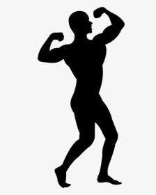 Clip Art Vector Graphics Silhouette Man Image - Muscle Man Icon Png, Transparent Png, Transparent PNG