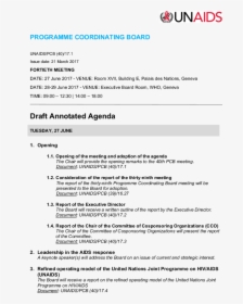 Paper Agenda Template Document Meeting - Coordination Meeting Agenda Template, HD Png Download, Transparent PNG