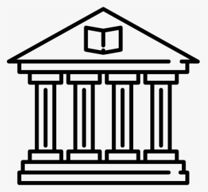 Old Library Building - Library Building Icon, HD Png Download, Transparent PNG