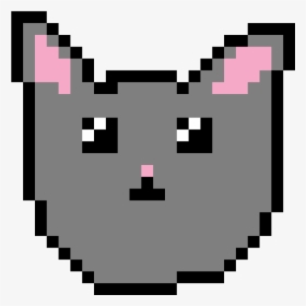 Kawaii Cat Head/face - Tamagotchi Pixel Art, HD Png Download, Transparent PNG