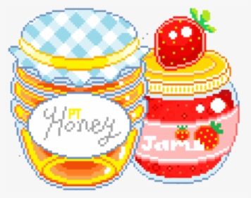 Cute Pixel Pastel Sticker - Pixel Honey, HD Png Download, Transparent PNG