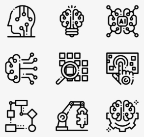 Artificial Intelligence - Artificial Intelligence Icons, HD Png Download, Transparent PNG