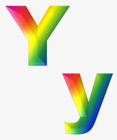 Letter, Y, 3d, Abc, Alphabet, Rainbow, Gradient, Bright - Graphic Design, HD Png Download, Transparent PNG