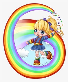 Transparent Rainbow Brite Clipart - Drawing Of Rainbow Brite, HD Png Download, Transparent PNG