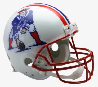 New England Patriots Vsr4 Authentic Throwback Helmet - New England Patriots Helmet, HD Png Download, Transparent PNG
