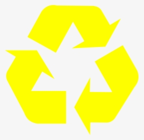 Recycle Symbol Yellow, HD Png Download, Transparent PNG
