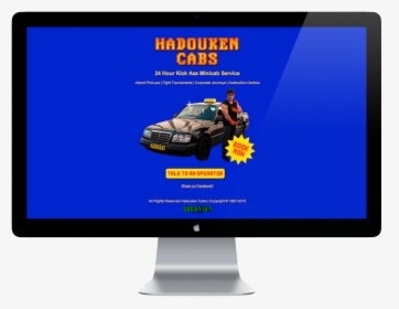 Hadouken Web - Computer Monitor, HD Png Download, Transparent PNG
