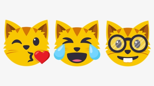 Cat Emoji Png - Cat Themed Emoji By Emojione, Transparent Png, Transparent PNG