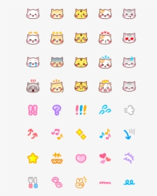 Line Emoji Cat, HD Png Download, Transparent PNG