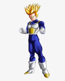 Future Trunks Ascended Super Saiyan Assj By Goku-kakarot - Trunks Saiyan Armor Png, Transparent Png, Transparent PNG