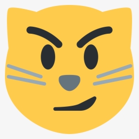 Pouting cat emoji clipart. Free download transparent .PNG