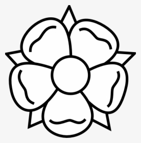 Flower Tattoo Svg Clip Arts - Easy Spring Flower Drawing, HD Png Download, Transparent PNG