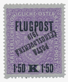 Czechoslovak Republic 1919, 2h Blue Mercury In A Block - Postage Stamp, HD Png Download, Transparent PNG