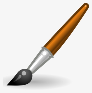 Paint Brush Free Download Png - Brush Tool In Paint, Transparent Png, Transparent PNG