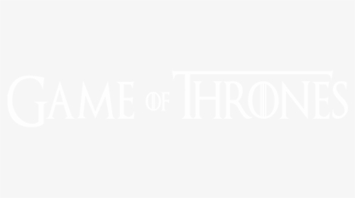 Game Of Thrones Logo White Png, Transparent Png, Transparent PNG