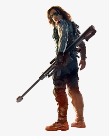 Transparent Winter Soldier Png - Bucky Winter Soldier Poster, Png Download, Transparent PNG