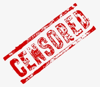 Censored Rubber Stamp Clip Arts - Censored Free, HD Png Download, Transparent PNG