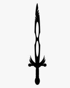 Clipart - Sword Black And White, HD Png Download, Transparent PNG